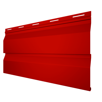 Металлический сайдинг Корабельная доска Красный рубин (ral 3003)