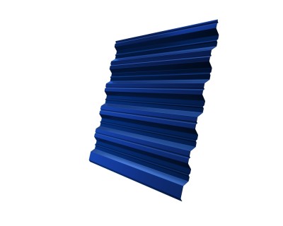 Профнастил лист НС-35 с покрытием NormanMP Синий насыщенный (RAL 5005)